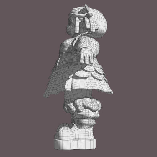 Side Wireframe View