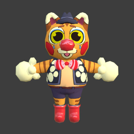 Cat Bandit #1 Textured Front